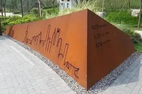 龙湖耐候钢挡土墙